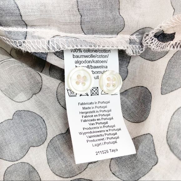 039 ITALY Button Down Long Shirt M - Picture 7 of 7